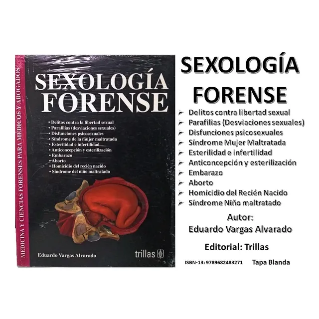 Libro Sexología Forense Eduardo Vargas Editorial Trillas