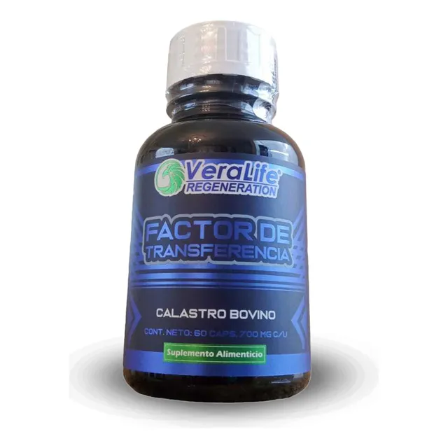 Factor De Transferencia Calostro Bovino 60 Caps Veralife