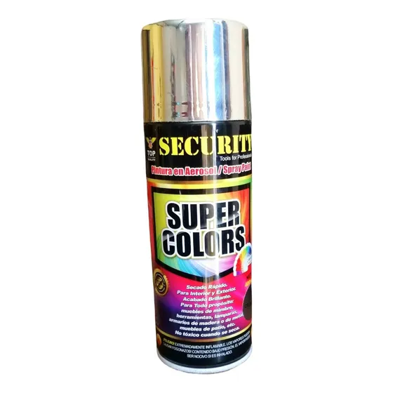 Pintura Spray Cromada Plateado Brillante Cromo