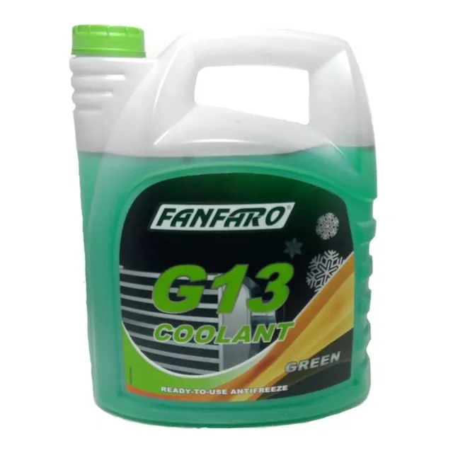 Refrigerante Fanfaro 5l. Verde 50/50 Diluido Anticongelante