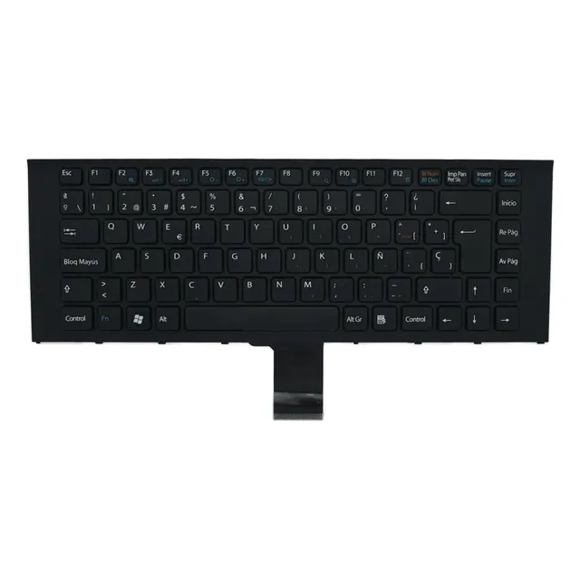 Teclado Para Sony Vpc-ea Pcg-61311l Pcg-61311u Pcg-61311m Color Negro Idioma Español España