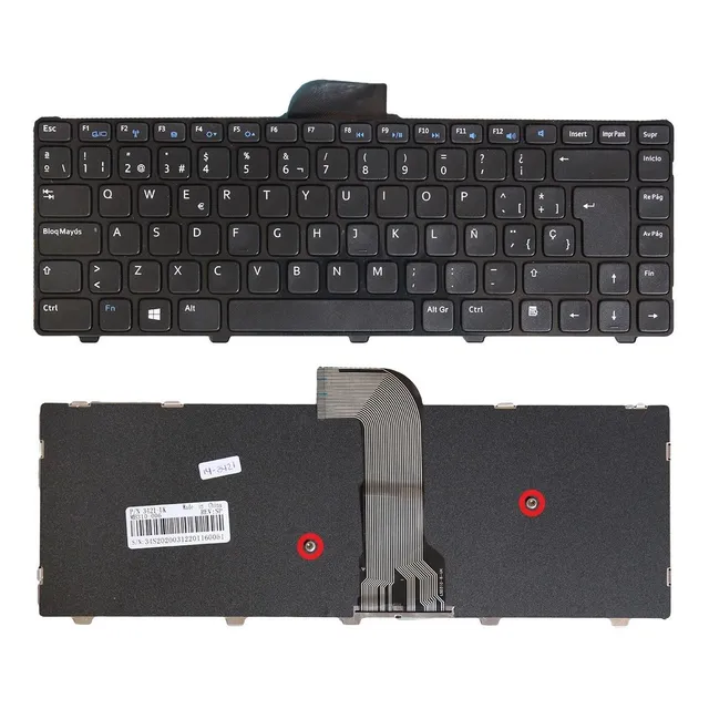 Teclado Dell Inspiron 14-3421 Mp-12f76la-442 Negro Español