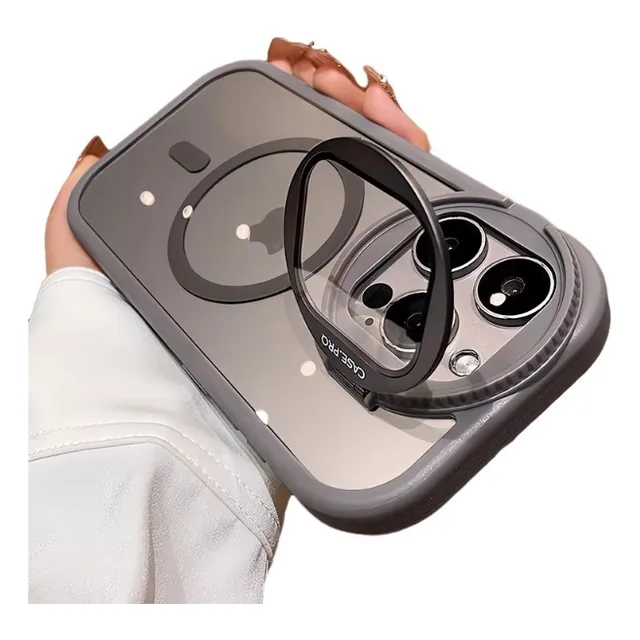 Funda Case Para iPhone Magsafe De Transparente Protector De Cámara