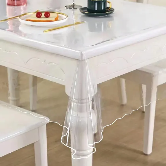 Protector Para Mesa Meritmode Transparente 137 X 137