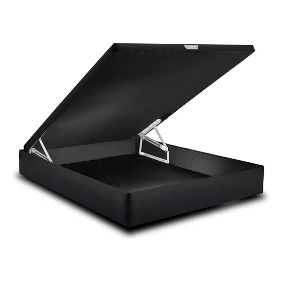 Box Baul 2 Plazas Reforzado Negro