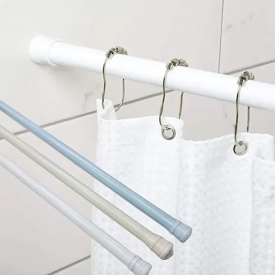 Tubo Para Cortina De Baño , Extensible De 104 A 183cm