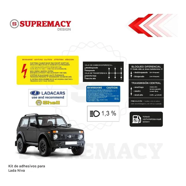 Adhesivos Lada Niva