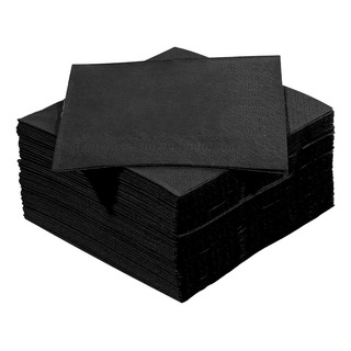 100 Servilletas Coctel Color Negro Mayoreo Fiestas Eventos 100 Servilletas Coctel Color Negro Mayoreo Fiestas Eventos