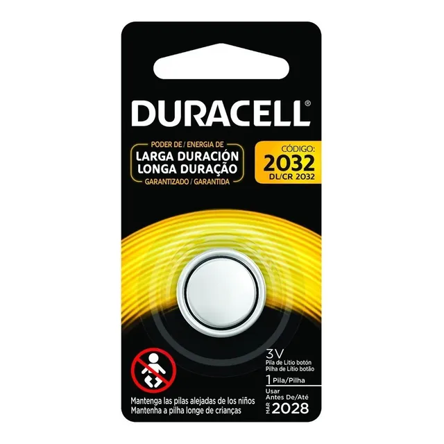 Pila Duracell Tipo Boton Modelo Cr2032 Nueva Y Sellada.