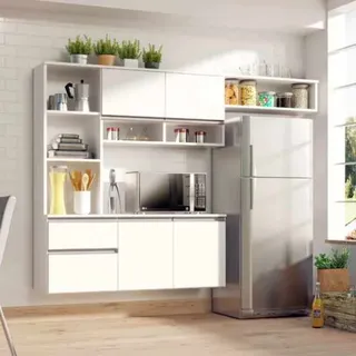 Cozinha Compacta Sol 5 Portas 1 Gav Cor Branco Cozinha Compacta Sol 5 Portas 1 Gav Cor Branco
