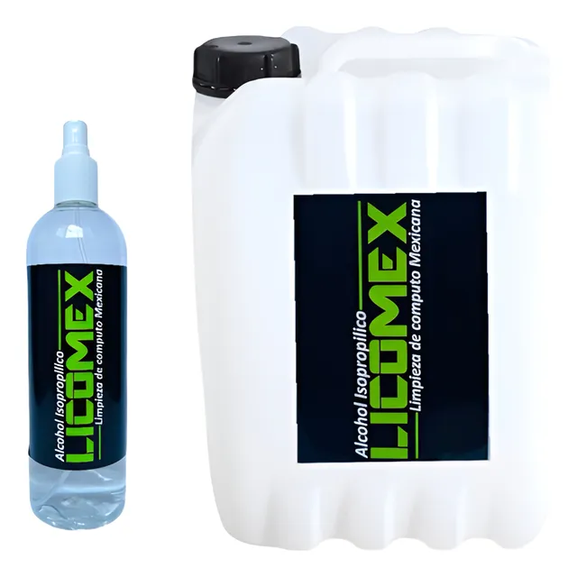 Alcohol Isopropílico 99.8% Puro 4l + 125ml. Licomex