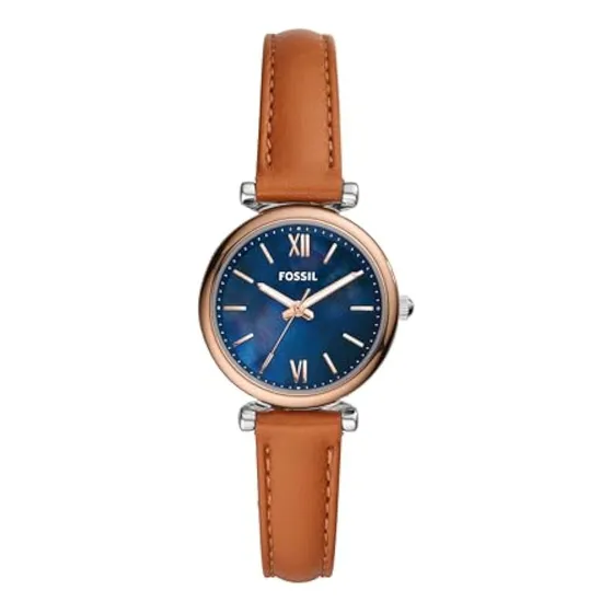 Fossil Reloj Carlie Quartz De Acero Inoxidable Con