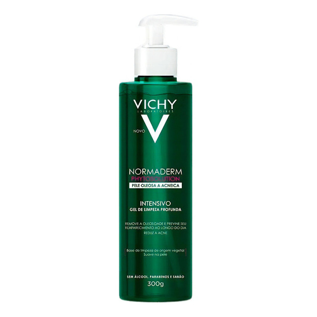 Gel De Limpeza Profunda Anti-acne Normaderm Phytosolution Com Ácido Salicílico 300g Vichy Gel De Limpeza Profunda Anti-acne Normaderm Phytosolution Com Ácido Salicílico 300g Vichy