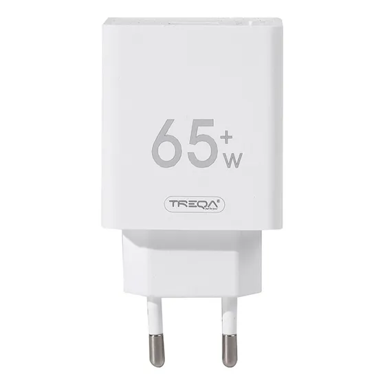 Cargador Treqa De Usb Para Carga Rápida De 65w Color Blanco Alta Calidad Everest