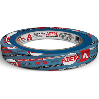 Fita Crepe Azul Pintura Imobiliaria Parede 18mm X 50m Adere Fita Crepe Azul Pintura Imobiliaria Parede 18mm X 50m Adere