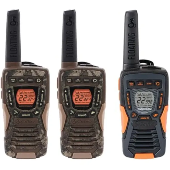 Paquete De Walkie Talkies Impermeables Cobra