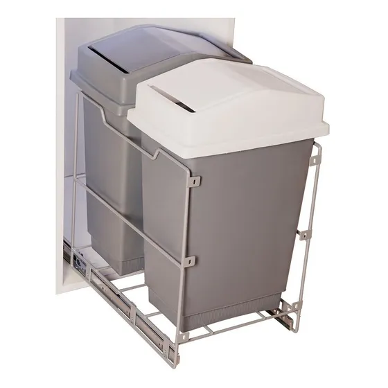 Caneca Basurera Doble 2 Cubos - Unidad a $284050