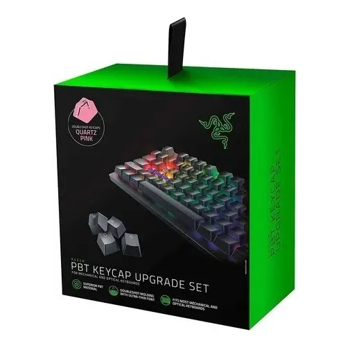 Set Keycaps Razer Pbt Upgrade Set Rosa Teclas Cherry Full