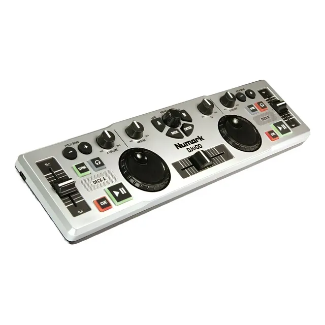 Controlador Dj Numark Dj2go Plateado De 2 Canales 1 Uso