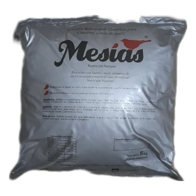 Bizcocho Mesias X 5 Kg Canarios Y Aves De Jaula Ramos Mejía