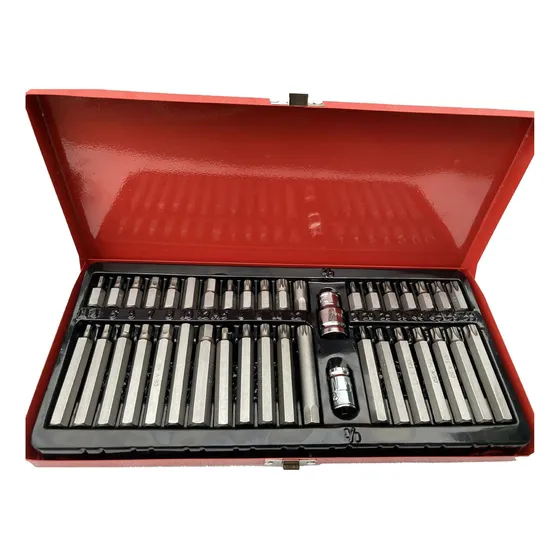 Set 40 Piezas Juego Puntas Corto Largo Torx Allen