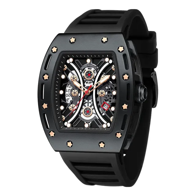 Mini Focus Unique Men Watch Tonneau Casual Wrist 39r4f