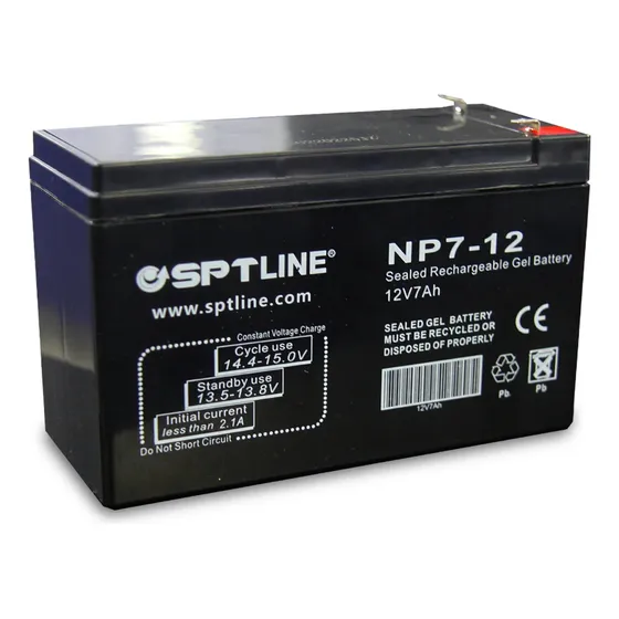 Bateria Agm 12v-7ah Sptline Ciclo Profundo