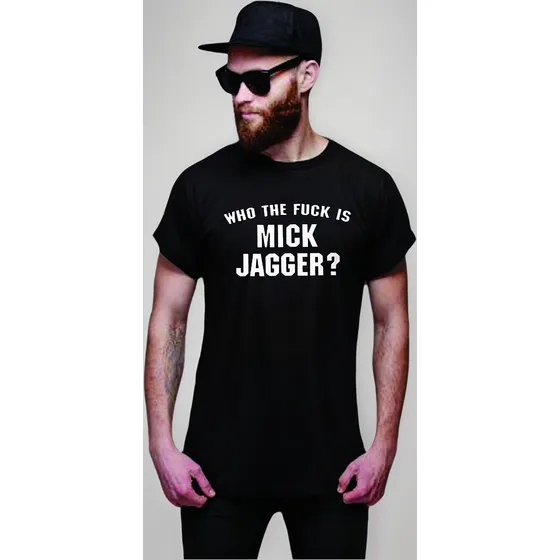 Remera Who The Fuck Is Mick Jagger? Rolling Stones