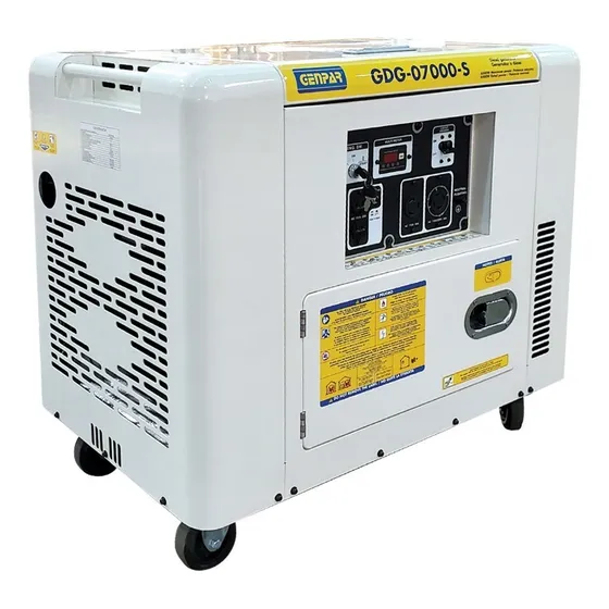  Planta Eléctrica A Diésel Insonora 6,5 Kva 120/220v Genpar 