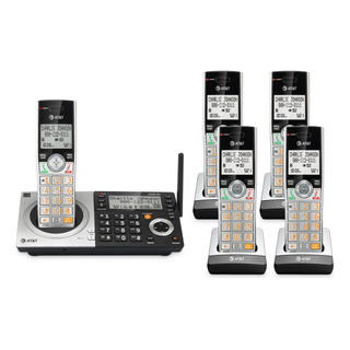 Teléfono Inalámbrico At&t Cl83507 Dect 6.0 De 5 Auriculares Teléfono Inalámbrico At&t Cl83507 Dect 6.0 De 5 Auriculares