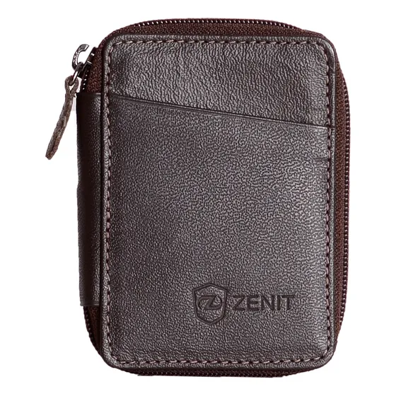 Billetera De Cuero Para Hombre - Zenit Color Marrón 53