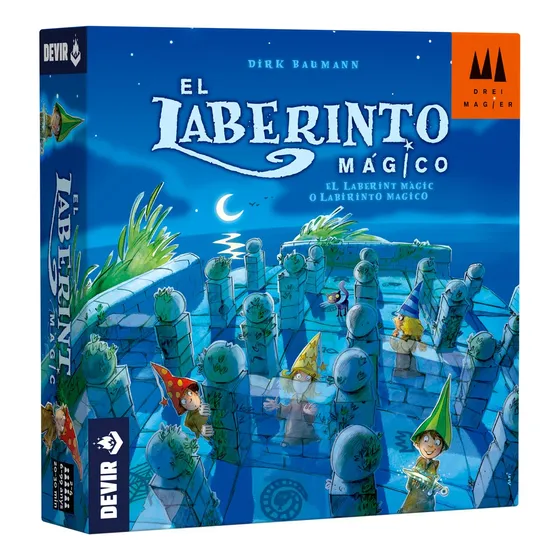 Juego De Mesa Devir Laberinto Mágico Con 24 Muros De Madera
