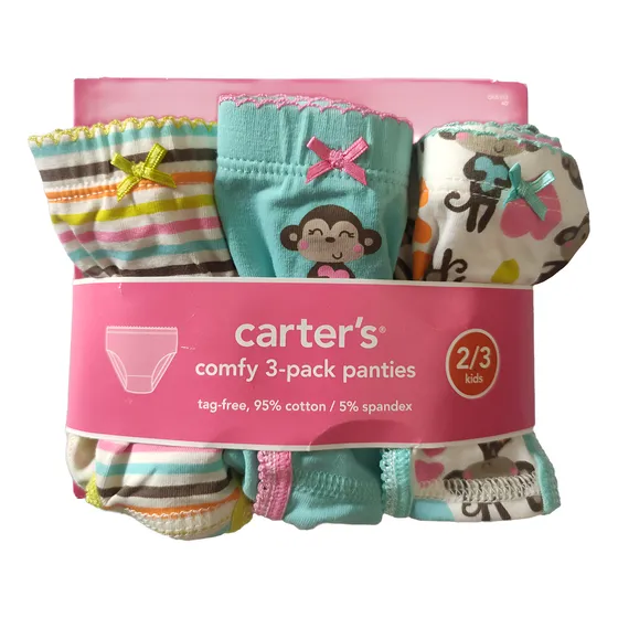 Panti Pantaletas Niña Carter's Talla 2/3 De 12 A 16 Kilos