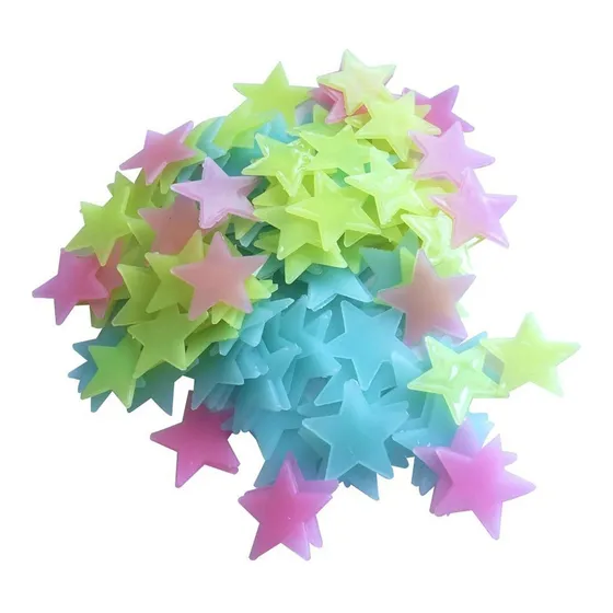 Arte Decorativo Pared 20pcs 50pcs 3d Luminoso Pvc Techo