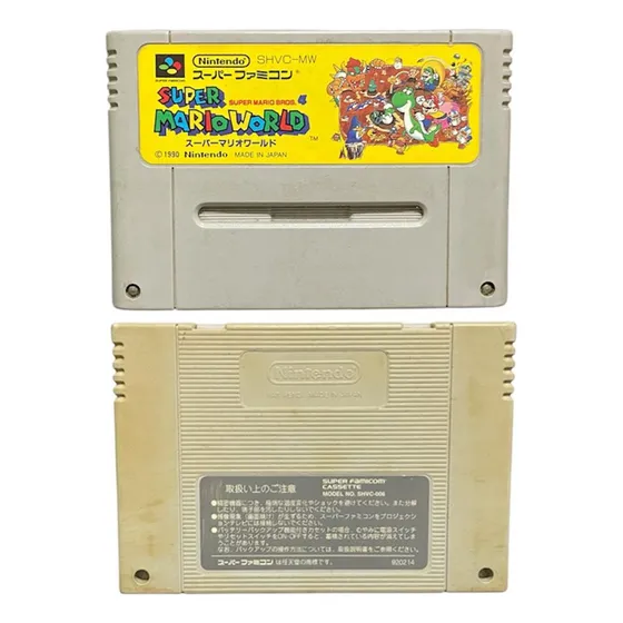 Fita P/ Super Nintendo  Super Mario World Japonesa