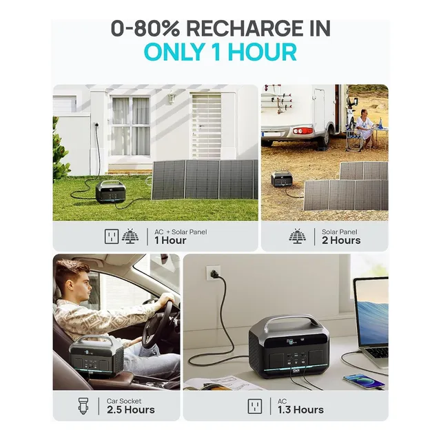 Inversor Portati Recargable 600w