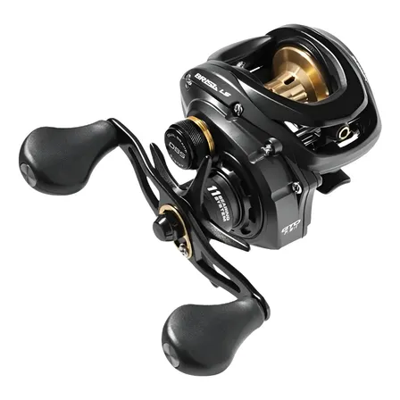 Carretilha Pesca Marine Sports Brisa 11000 11 Rolamentos Cor Grafite Escuro com Preto Lado da manivela Direito