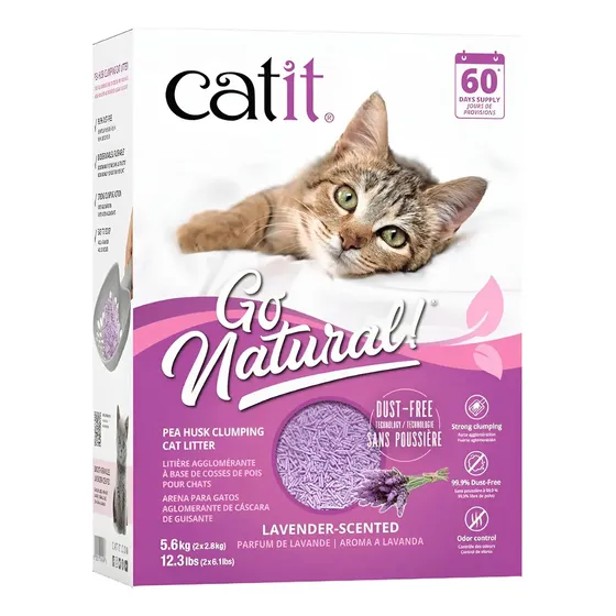 Arena Catit Go Natural Lavanda 5,6 Kg
