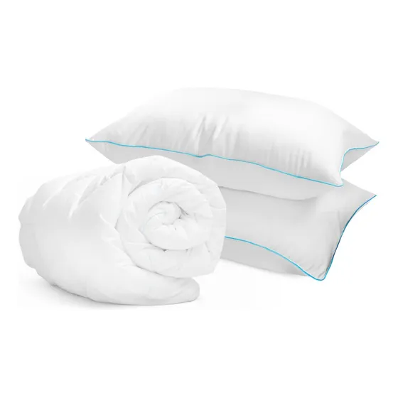 Sognare® Bundle Nuo Cubre Colchón Mat + 2 Almohadas Estándar