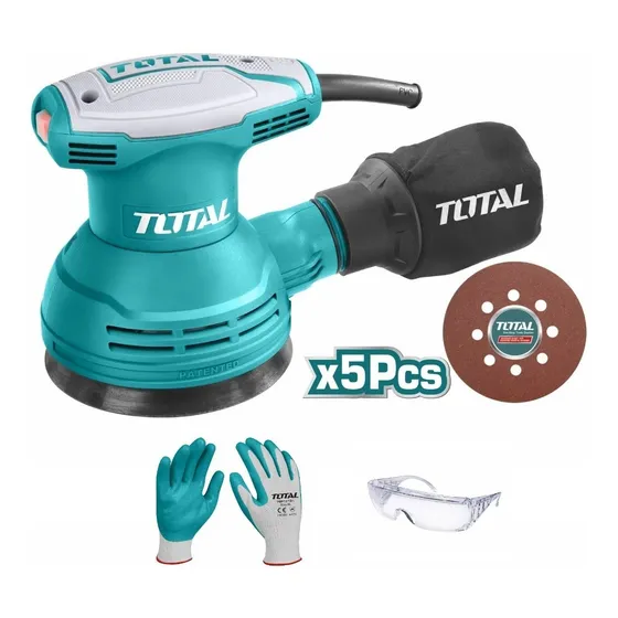 Lijadora Roto Orbital Total 320w 1200rpm + Regalos -sc-