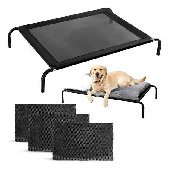 Cama Suspensa Elevada Pet Cachorro 123x73cm Tamanho Xl Doget