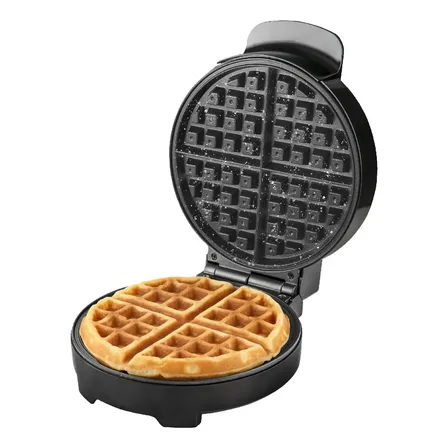 Máquina De Waffles Belgian Crisp Con Revestimiento Cerámico Negro