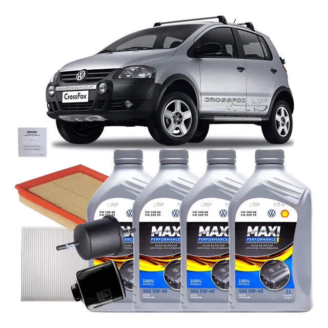 Kit Revisão Troca Oleo Motor Vw Crossfox Fox Spacefox 1.6 8v