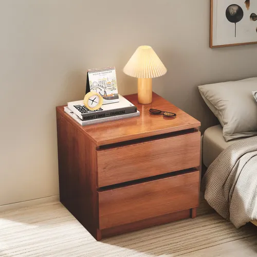 Mesita De Noche Moderna Con Almacenamiento Para Dormitorio