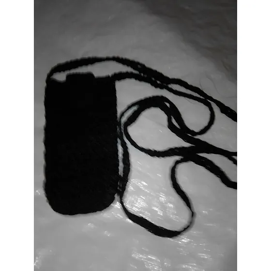 Mini Bolsito Tejido Portacelular / Cosmeticos. Usado