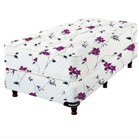 Somier Colchón 1 Plaza Happy Nappers + Almohada Inteligente Color Estampado Somier Colchón 1 Plaza Happy Nappers + Almohada Inteligente Color Estampado