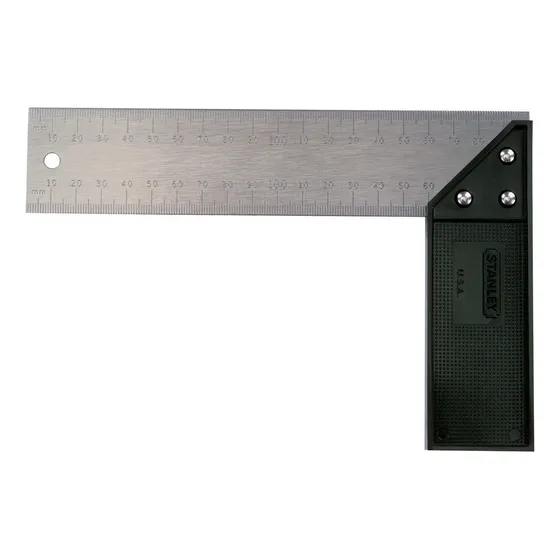 Escuadra Económica Basic Try Square 8 /203mm Stanley 46-038 Color Plateado