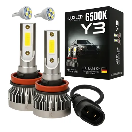 Super Led Y3 6500k 22000lm Milha Neblina H8/h9/h11 Com T10