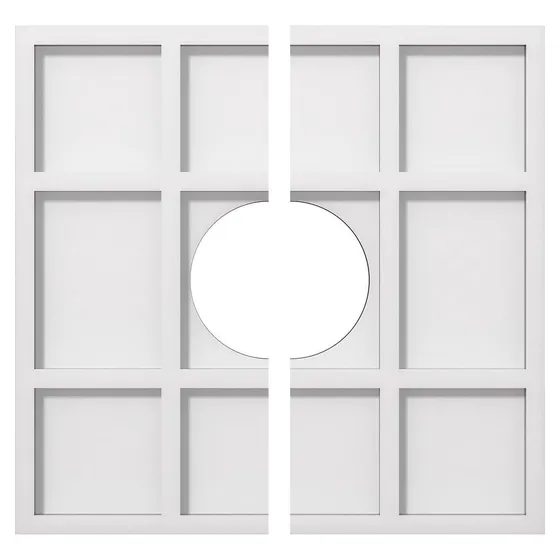 Ekena Millwork Cmprk- Rubik Medallon Techo Poliuretano