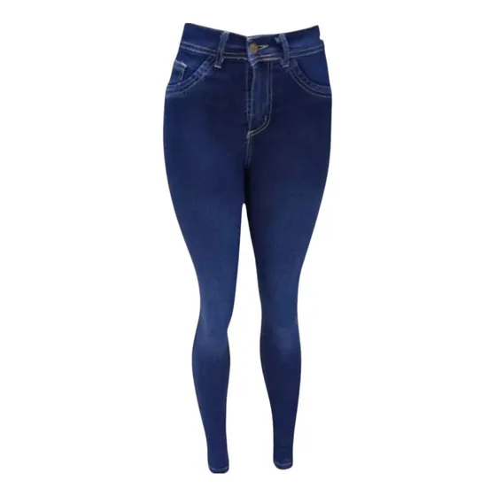 Pantalon De Jeans Dama Elastizado Color Oxido Localizado 